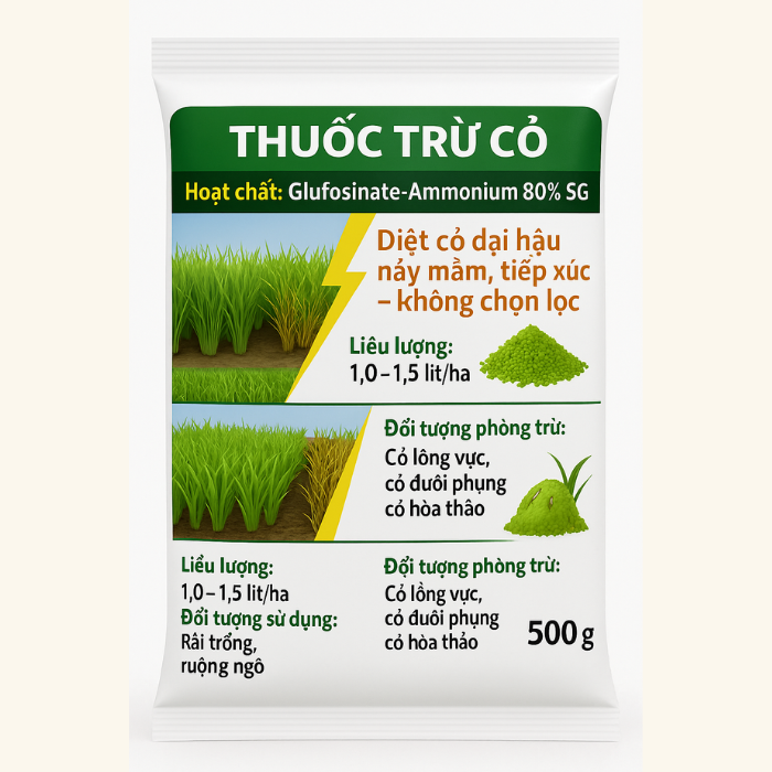 Glufosinate - Ammonium 80% SG Thuốc Trừ Cỏ